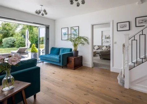 The garden room at Coombe Rise, Poughill