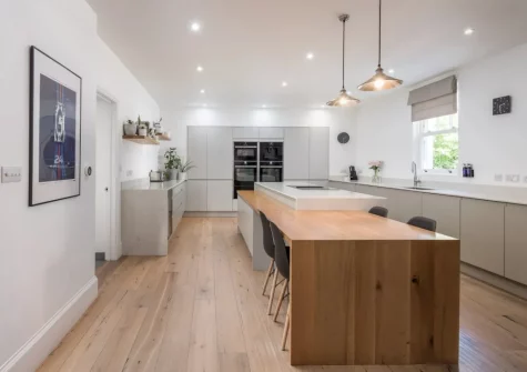 The kitchen at Coombe Rise, Poughill