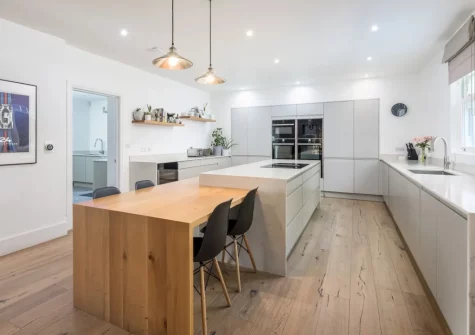 The kitchen at Coombe Rise, Poughill