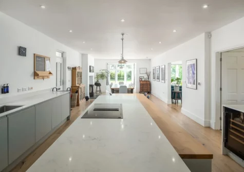 The kitchen at Coombe Rise, Poughill