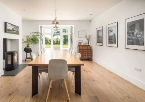 The dining area at Coombe Rise, Poughill