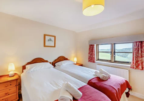 Bedroom #1 at Coombe View at Spirewell Farm, Wembury