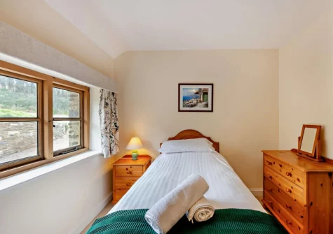 Bedroom #3 at Coombe View at Spirewell Farm, Wembury
