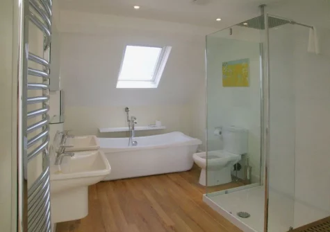 Bedroom #5 en-suite shower room at Copperfield, Bideford