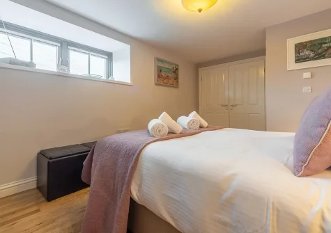 Bedroom #1 at Copperhouse View, Hayle