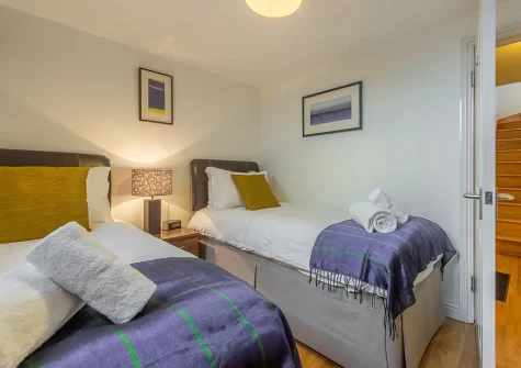 Bedroom #2 at Copperhouse View, Hayle