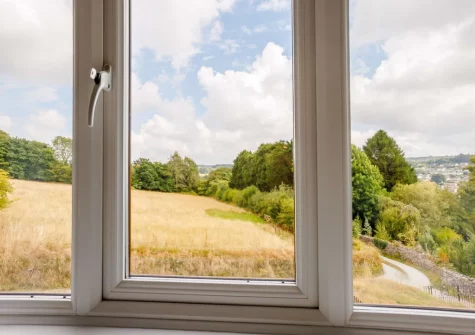 The view from bedroom #1 at Coppermoor, Horrabridge