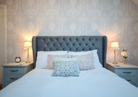 Bedroom #1 at Corner Cottage, Trevarren