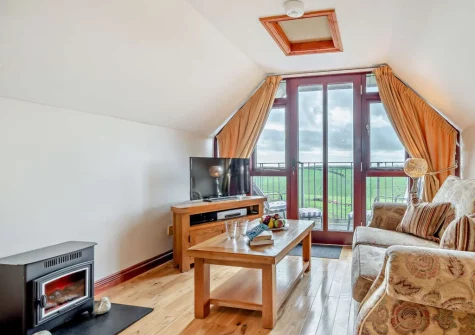 The living area at Countryside View, Crumplehorn
