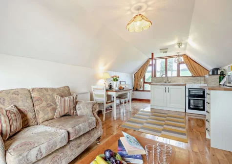 The living area at Countryside View, Crumplehorn