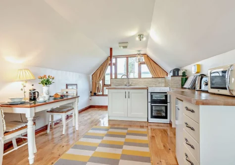 The kitchen & dining area at Countryside View, Crumplehorn