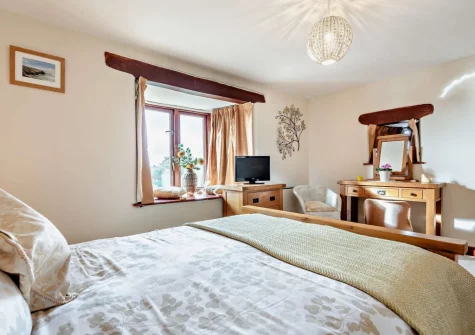 The bedroom at Countryside View, Crumplehorn