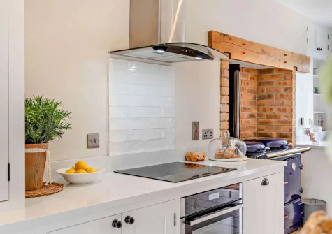 The kitchen at Court Barton Farm, South Huish