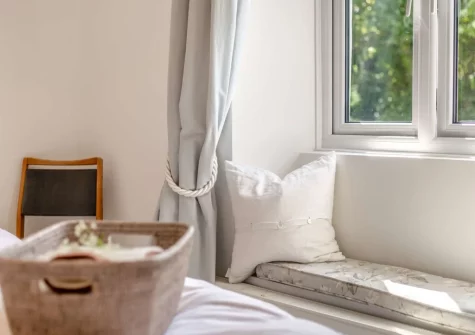 Bedroom #2 at Court Barton Farm, South Huish