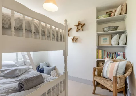 Bedroom #3 at Court Barton Farm, South Huish