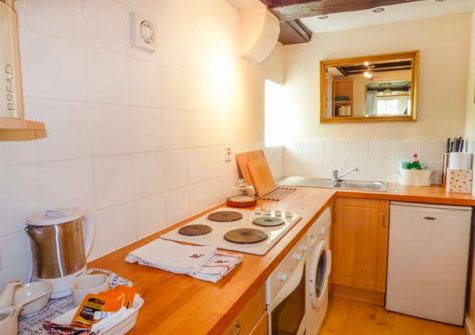 The kitchen at Court Cottage, Holsworthy