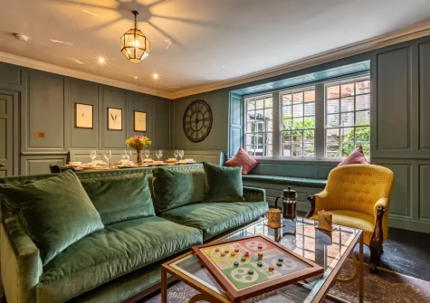 The living area at Court House, Padstow