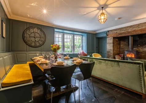 The dining area at Court House, Padstow