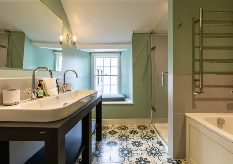 The bathroom at Court House, Padstow