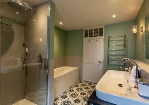 The bathroom at Court House, Padstow