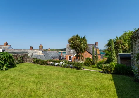 The enclosed garden at Court House, Padstow