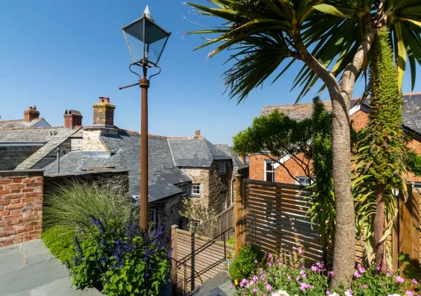 The enclosed garden at Court House, Padstow