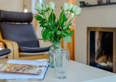 The living room at Cowries, Constantine Bay