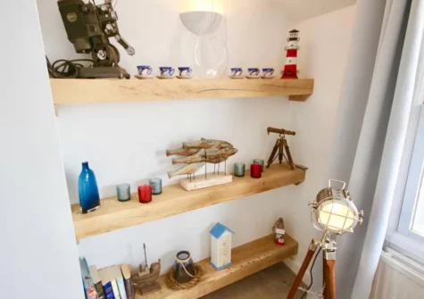 The living area at Crab Shack Apartments, Teignmouth