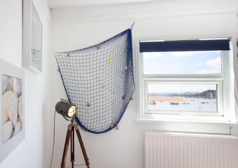 Bedroom #1 at Crab Shack Apartments, Teignmouth