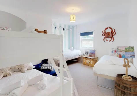 Bedroom #3 at Crab Shack Apartments, Teignmouth