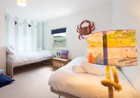 Bedroom #3 at Crab Shack Apartments, Teignmouth