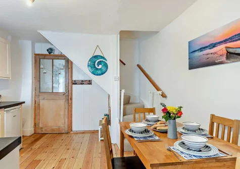 The dining area at Crabapple, Appledore