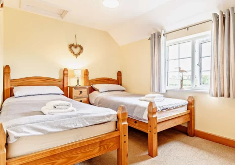 Bedroom #2 at Crabbe Cottage, Poughill