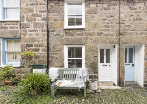 Outside Crabpot Cottage, Newlyn