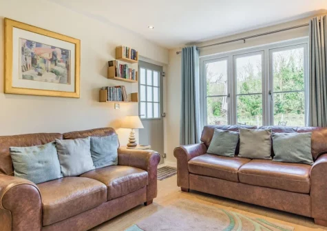 The living area at Creekside, Little Petherick