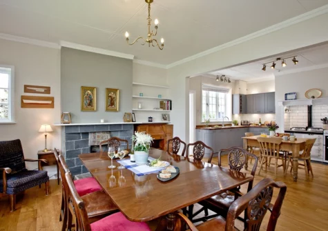 The dining room at Cregoes, Mylor Churchtown