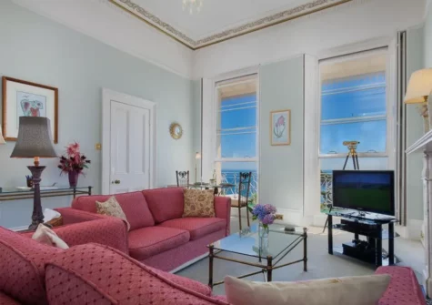 The living area at Crescent Lookout, Torquay