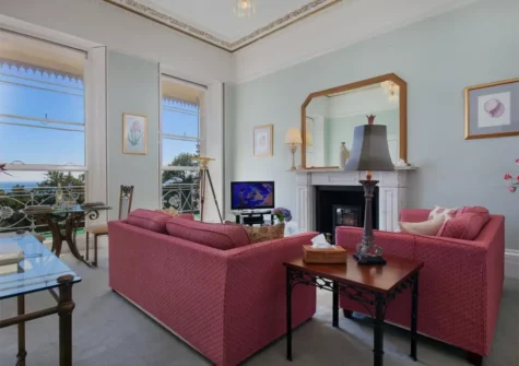 The living area at Crescent Lookout, Torquay