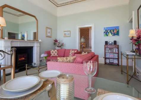 The dining area at Crescent Lookout, Torquay