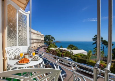 Gaze out over the Riviera from a prime spot on your balcony at Crescent Lookout, Torquay