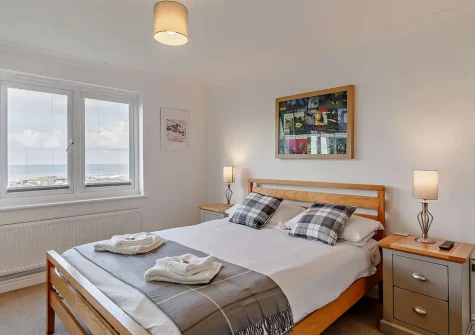 Bedroom #1 at Cribber Point, Newquay