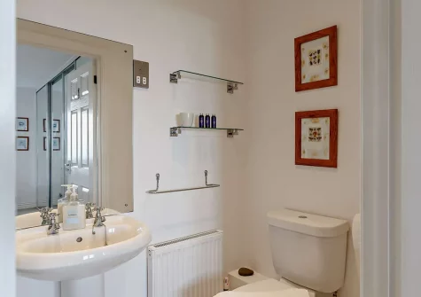 Bedroom #1 en-suite shower room at Cribber Point, Newquay