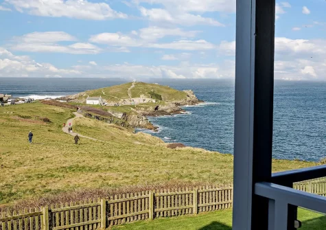 The view fom Cribber Point, Newquay