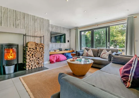 The living area at Crigmorrick, Trevone