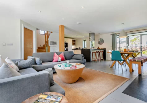 The living area at Crigmorrick, Trevone