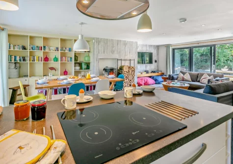 The kitchen at Crigmorrick, Trevone