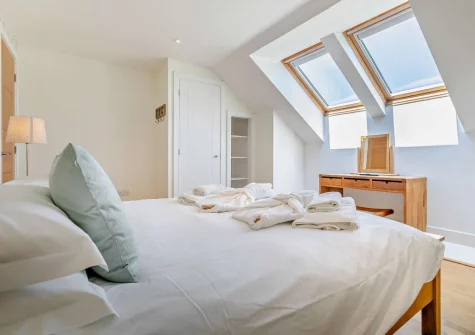 Bedroom #1 at Crigmorrick, Trevone