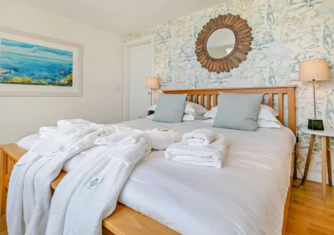 Bedroom #1 at Crigmorrick, Trevone