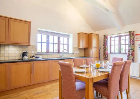 The kitchen & dining area at Crofty, Germoe