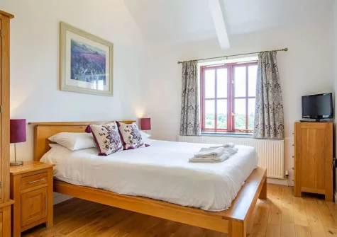 Bedroom #1 at Crofty, Germoe